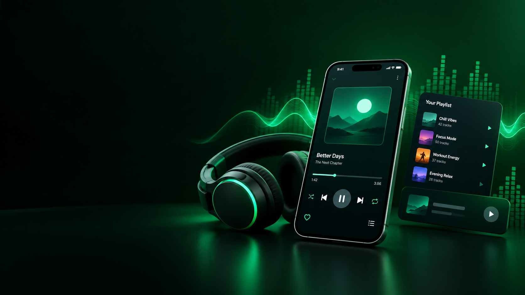 Spotify APK digital artwork